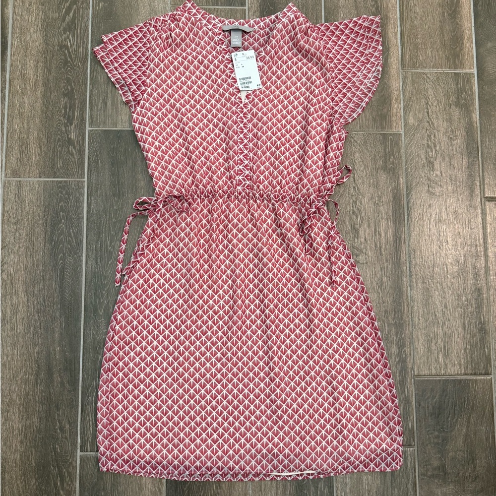 H&M Red Midi Dress - Picture 6 of 7